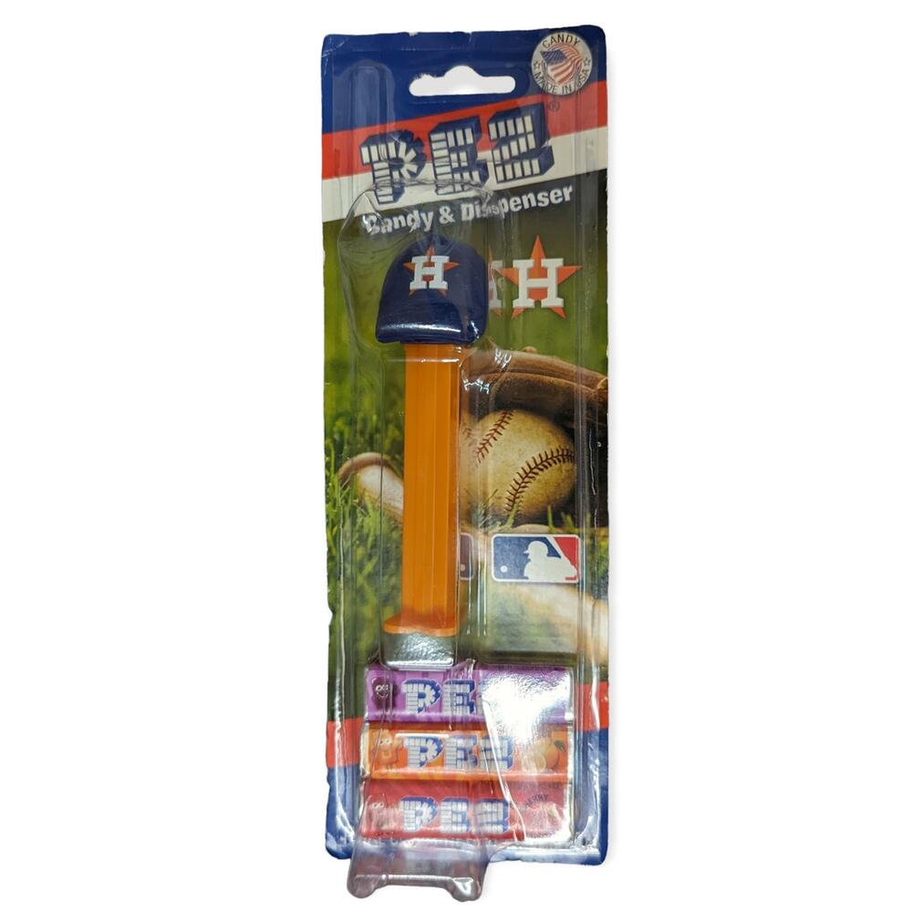 RARE NWT Retired 2013 MLB Houston Astros Baseball Cap Pez Dispenser Collector